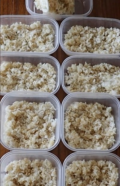 9個のお弁当を作ります