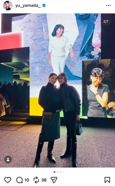 山田優のInstagram投稿