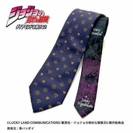 メンズ ネクタイ(ジョジョの奇妙な冒険 ダイヤモンドは砕けない)