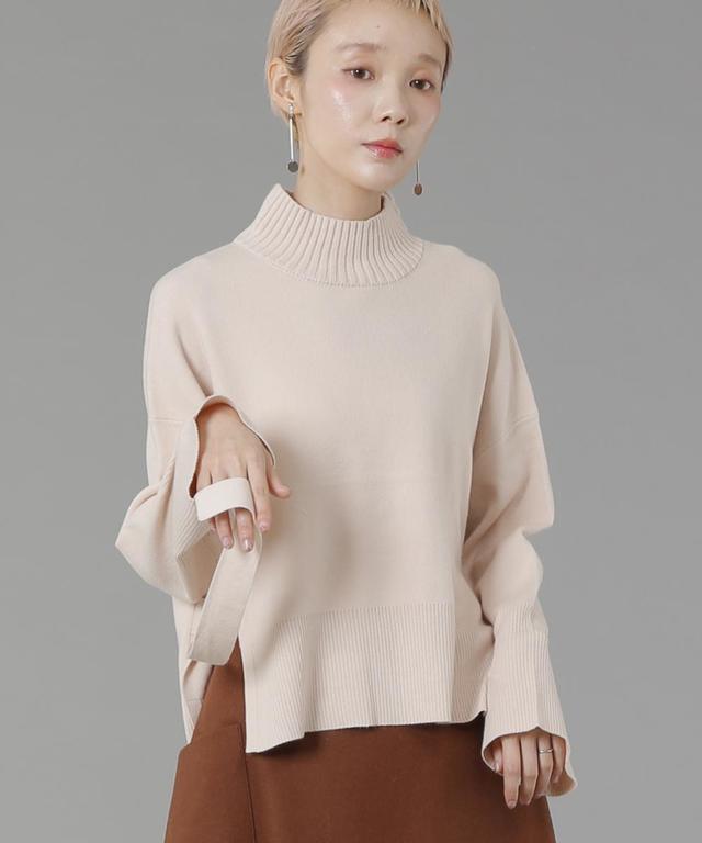 Soffitto - サイドバックルハイネックセーター ¥14,040（税込）