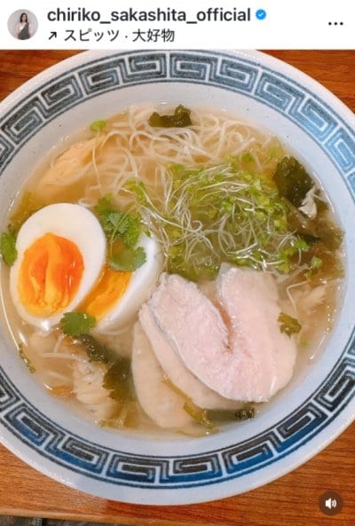 出所：坂下千里子のInstagram（＠chiriko_sakashita_official）参照日：2026年3月5日