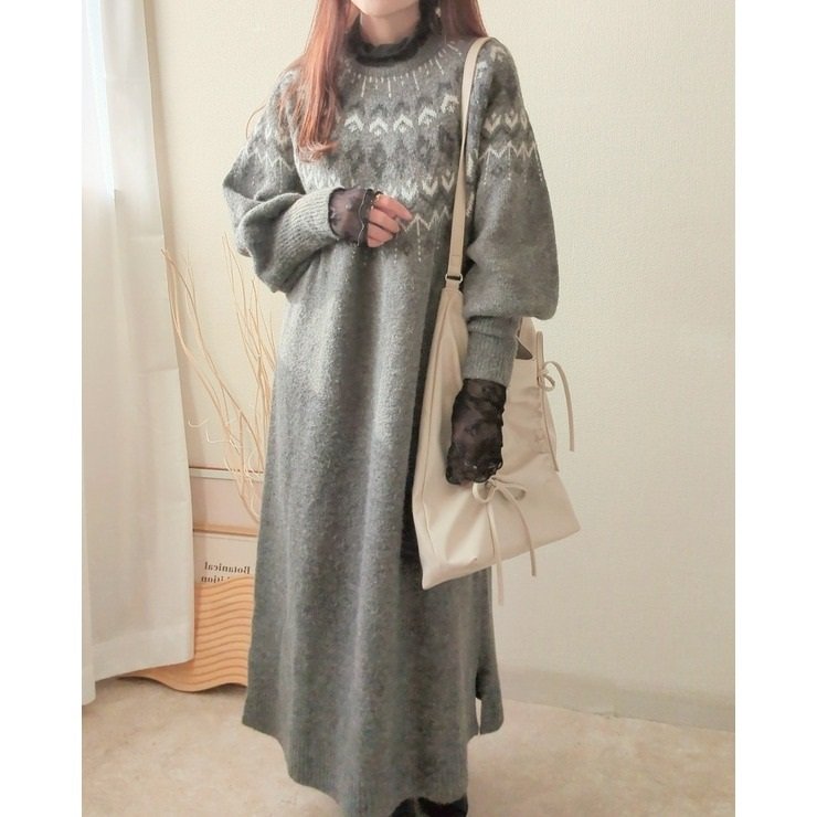 レディース 長袖シアーインナー(daaco)