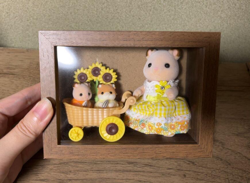 セリア、立体フォトフレームL判 商品画像