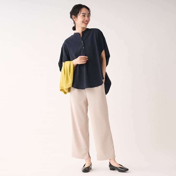 ケユカ公式　ギャザースリーブスキッパーブラウスの画像