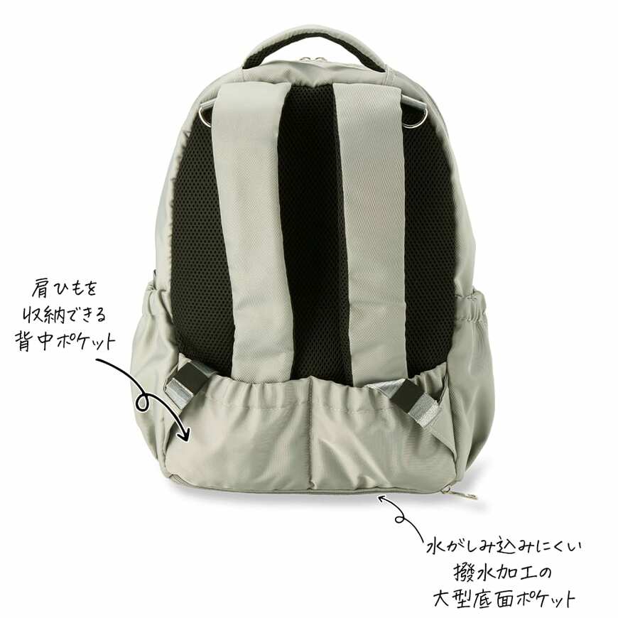 出所：ワークマン公式オンラインストア　軽量3レイヤーポケットマザーズリュック