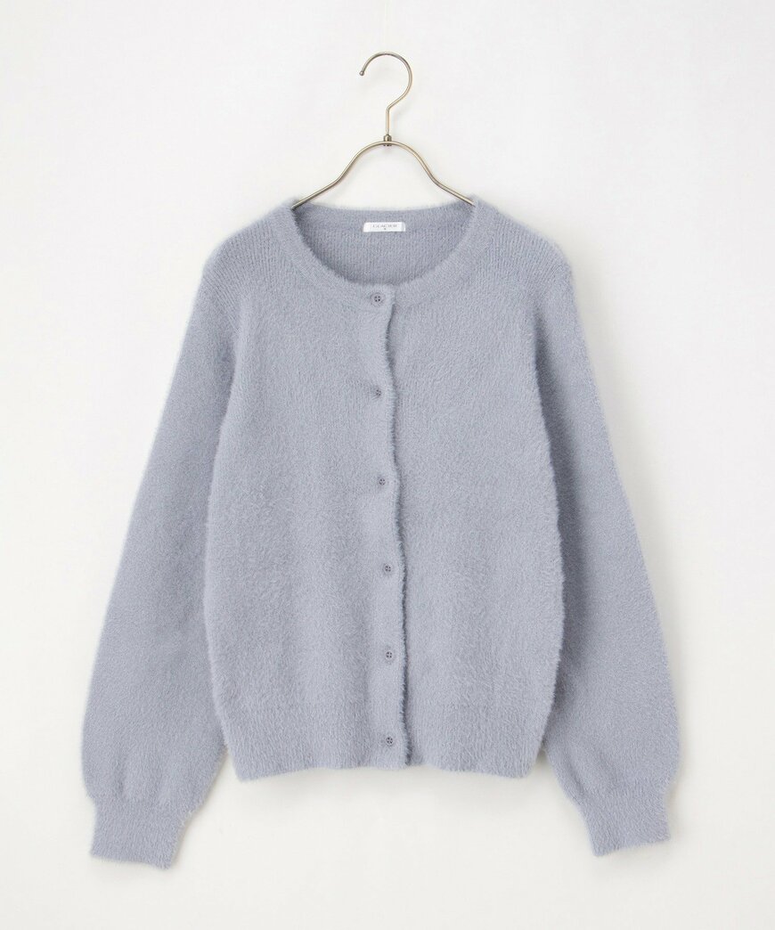 ハニーズ公式　ラメフェザークルーカーデ