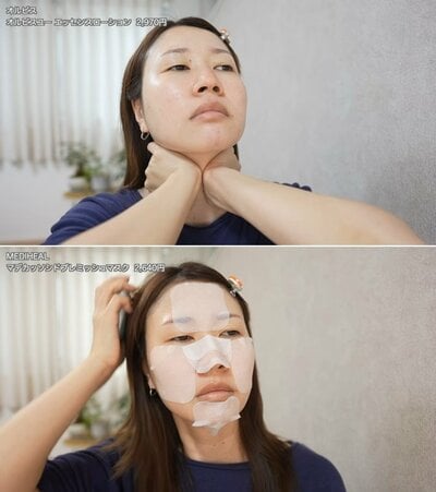 念入りなスキンケアからスタート