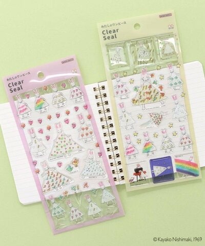 Bleu Bleuet、わたしのワンピース2クリアぷっくりシール商品画像