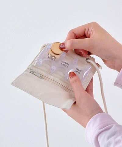 3COINS、コインホルダー付小銭ケース商品画像