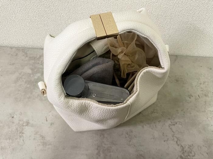 ドリンクボトルをカバンに収納