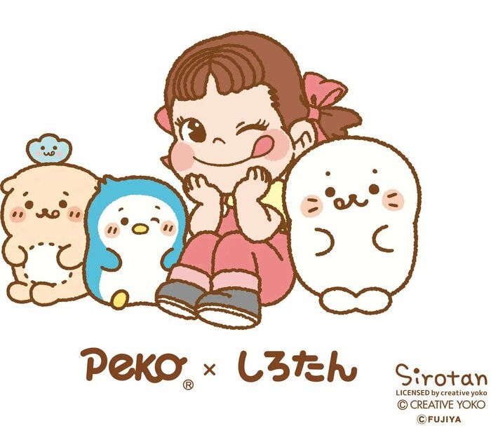 ミルキー×しろたんコラボ