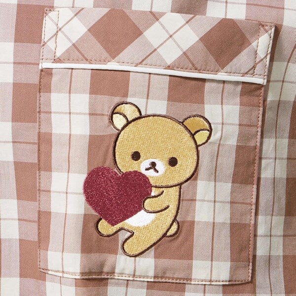 出所：GU公式オンラインストア パジャマ(長袖&ロングパンツ) Rilakkuma 2
