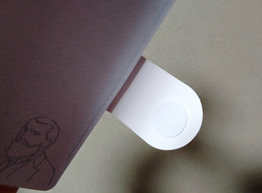 筆者撮影（セリア、ブック型メモ モネ 60枚）