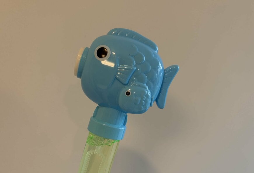 ダイソー、シャボン玉スティック（魚）商品画像