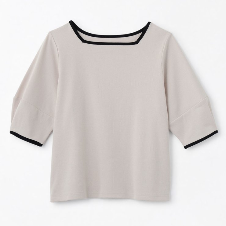 出所：しまむら　オンラインストア　レディース　スクエアネックＴシャツ(ANSERI)