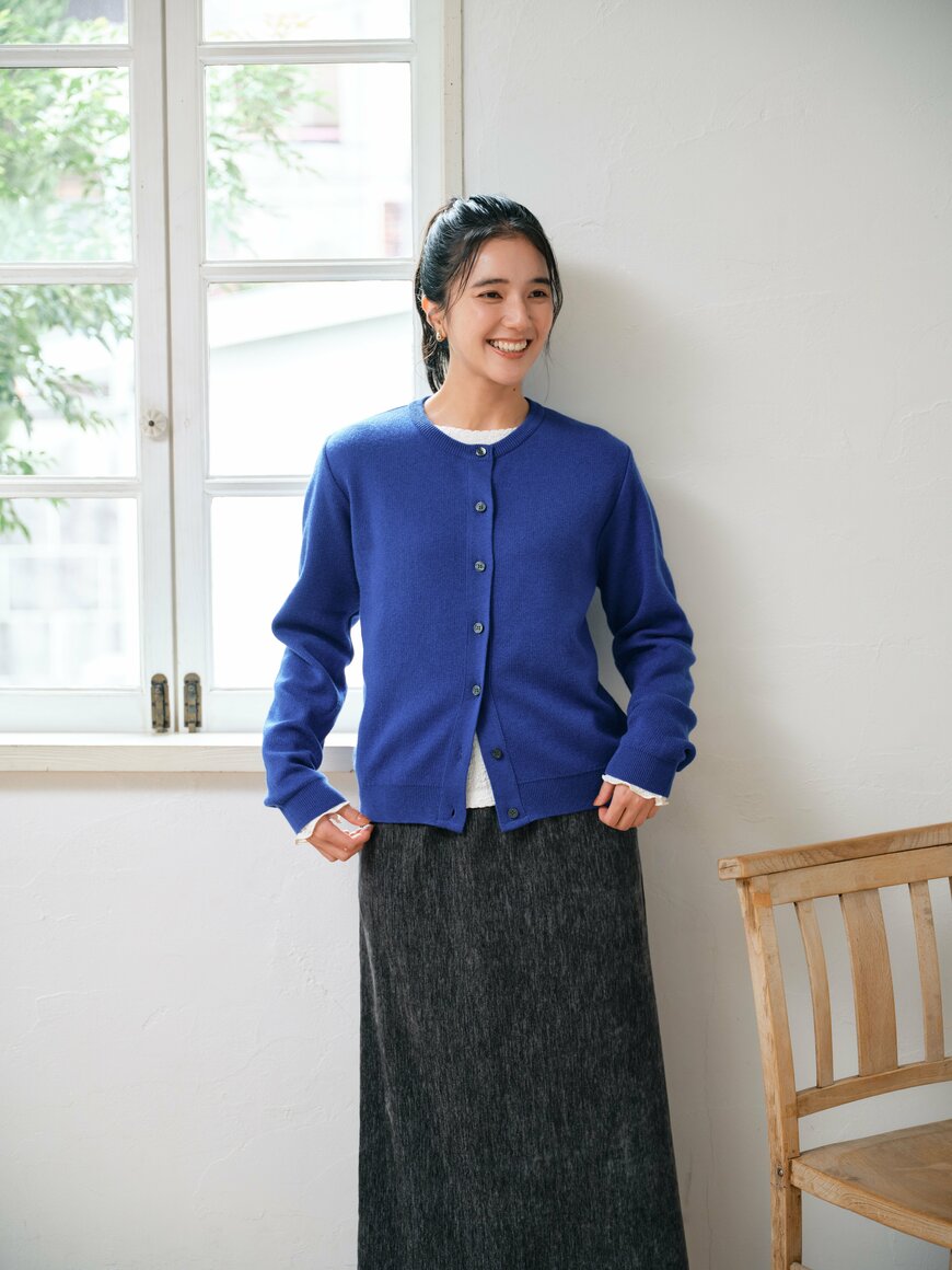 株式会社ライトオン 日本製クルーネックカーディガン