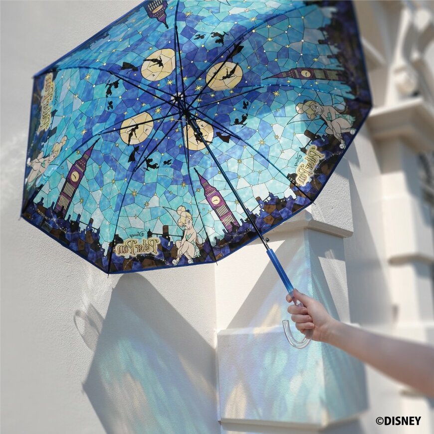 株式会社サントス ディズニーステンドグラスアンブレラ(ティンカーベル)