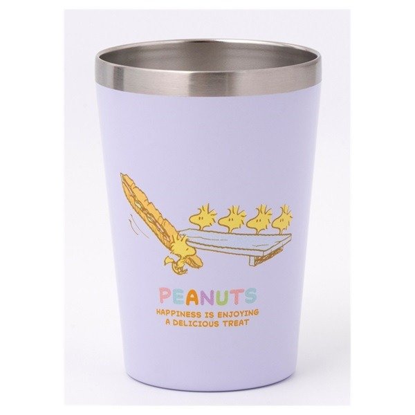 ファミリーマート公式　SNOOPY CUP COFFEE TUMBLER BOOK A DELICIOUS TREAT（裏）