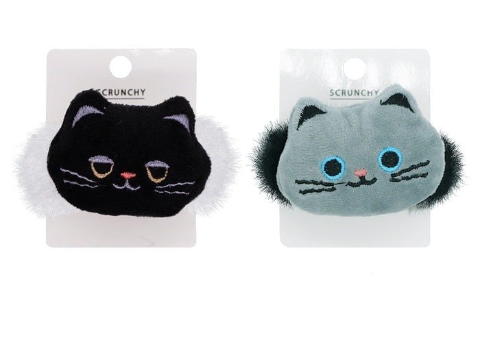 ダイソー公式　エコファーシュシュ（猫）