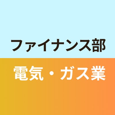ファイナンス部電気・ガス業班