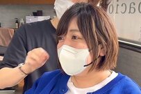 「ショートウルフ」にイメチェン希望の女性が髪を切った結果→カットとカラーで大変身！