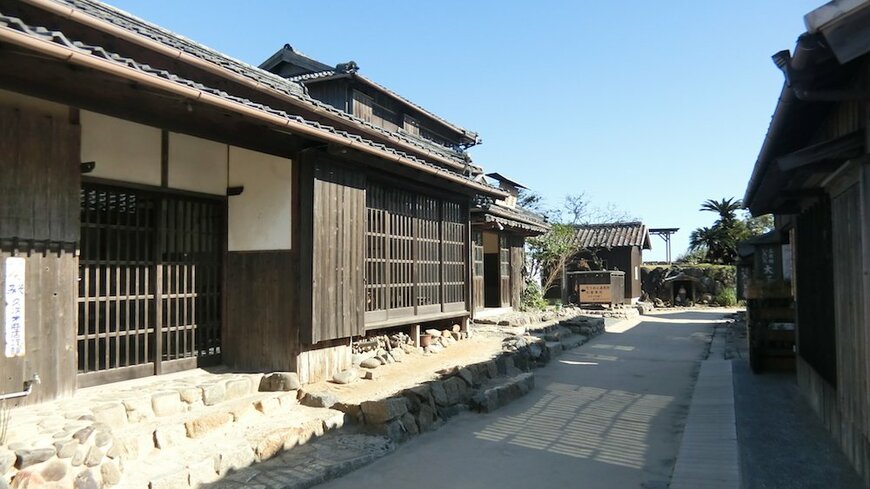 「二十四の瞳 映画村」昭和の街並み