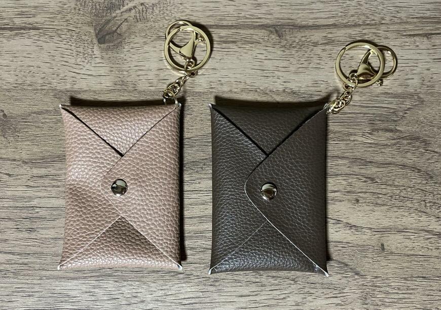 筆者撮影（セリア、キーホルダー付きポーチ）