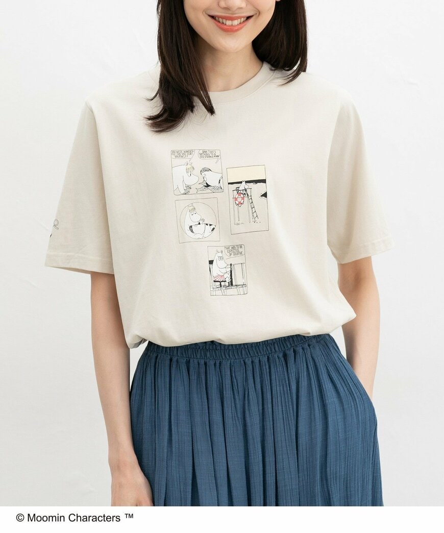 出所：ハニーズ公式　ムーミン／半袖Ｔシャツ