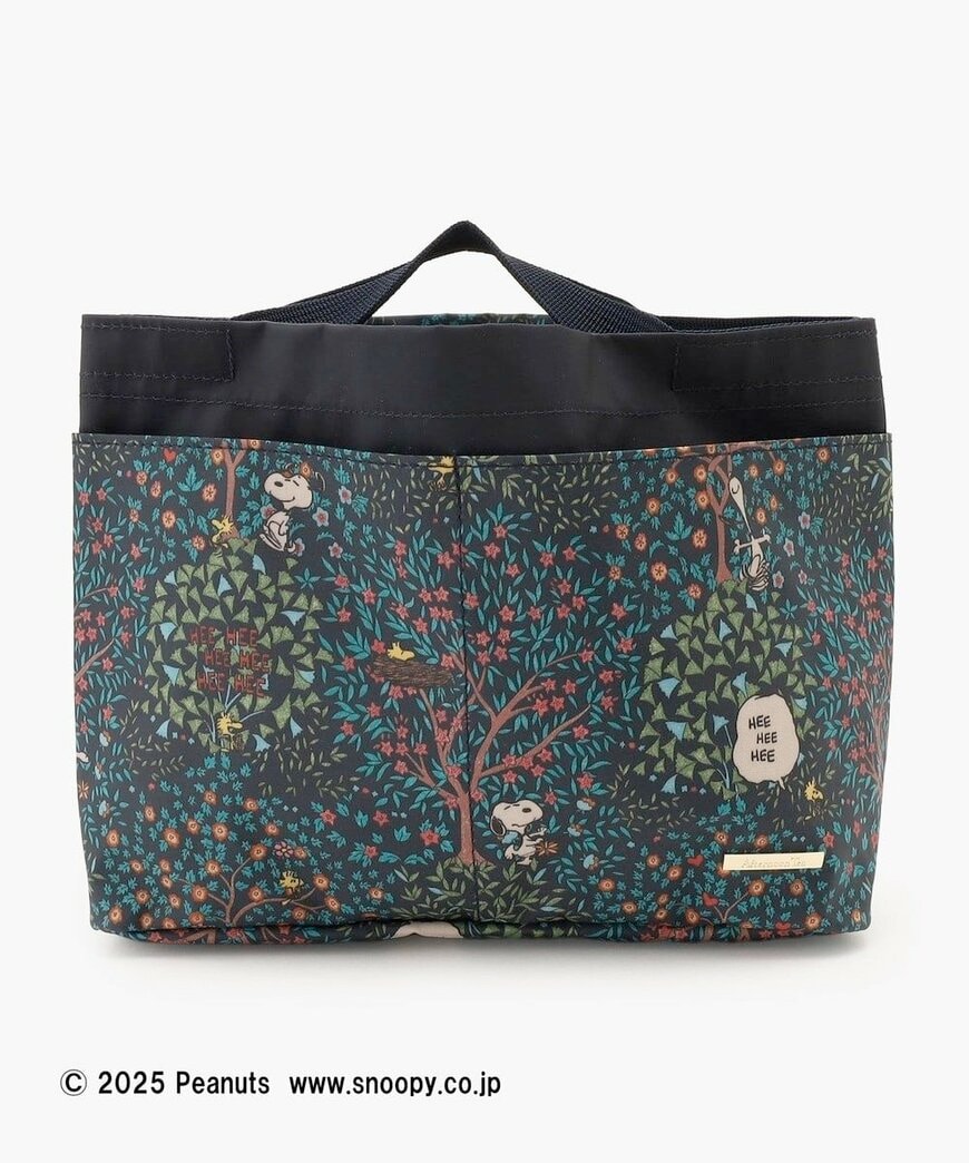 アフタヌーンティー公式　バッグインバッグ/リバティプリント/PEANUTS