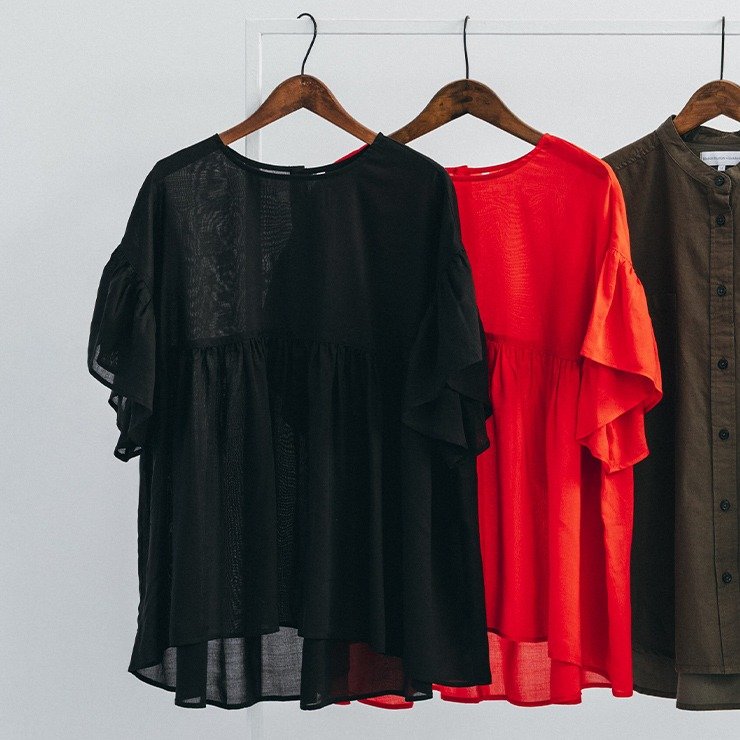 しまむら公式　レディース　ブラウス（SEASON REASON）／テンセル（TM）繊維100％の画像