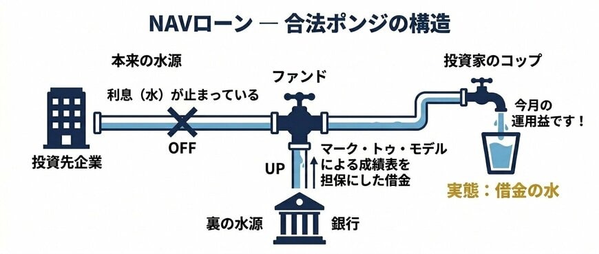 NAVローン — 合法ポンジの構造