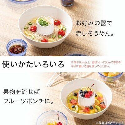 ニトリ、ミニ流しそうめん器(IT－02ホワイト)商品画像