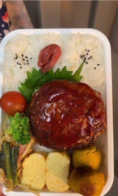 完成した「旦那弁当」