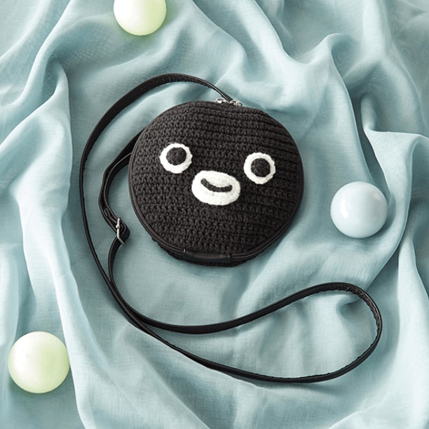 Suicaペンギン手編みショルダーバッグ