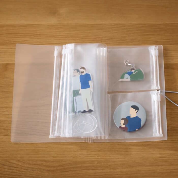 スライダー付かさばらないポケットホルダー