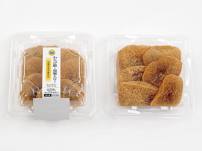 出所：ミニストップ「人気のスイーツがさらに美味しくなって新登場！ 「しあわせクレープマンゴーラッシー風」「しあわせクレープチョコバナナ」「わらび餅～黒蜜入り～」」