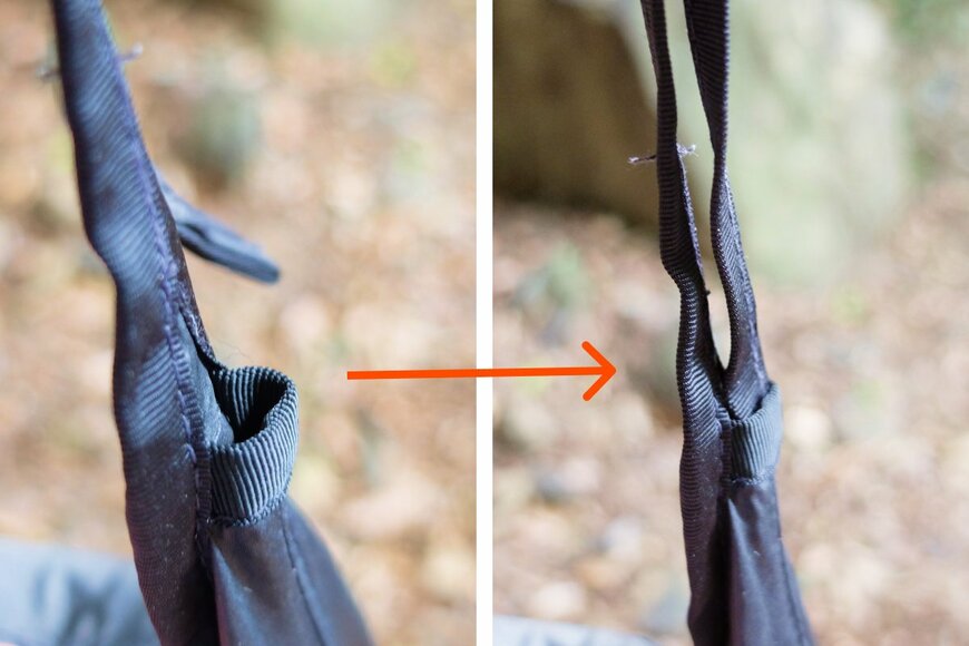 筆者撮影（モンベルU.L.MONO ポーチS ）