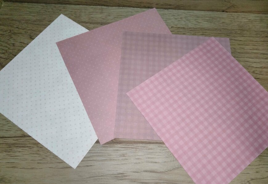 筆者撮影（セリア、デザインペーパー フラッフィーテディ）