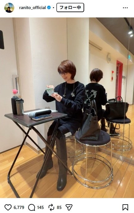 出所：伊藤蘭のInstagram（＠ranito_official） 参照日：2025年12月15日