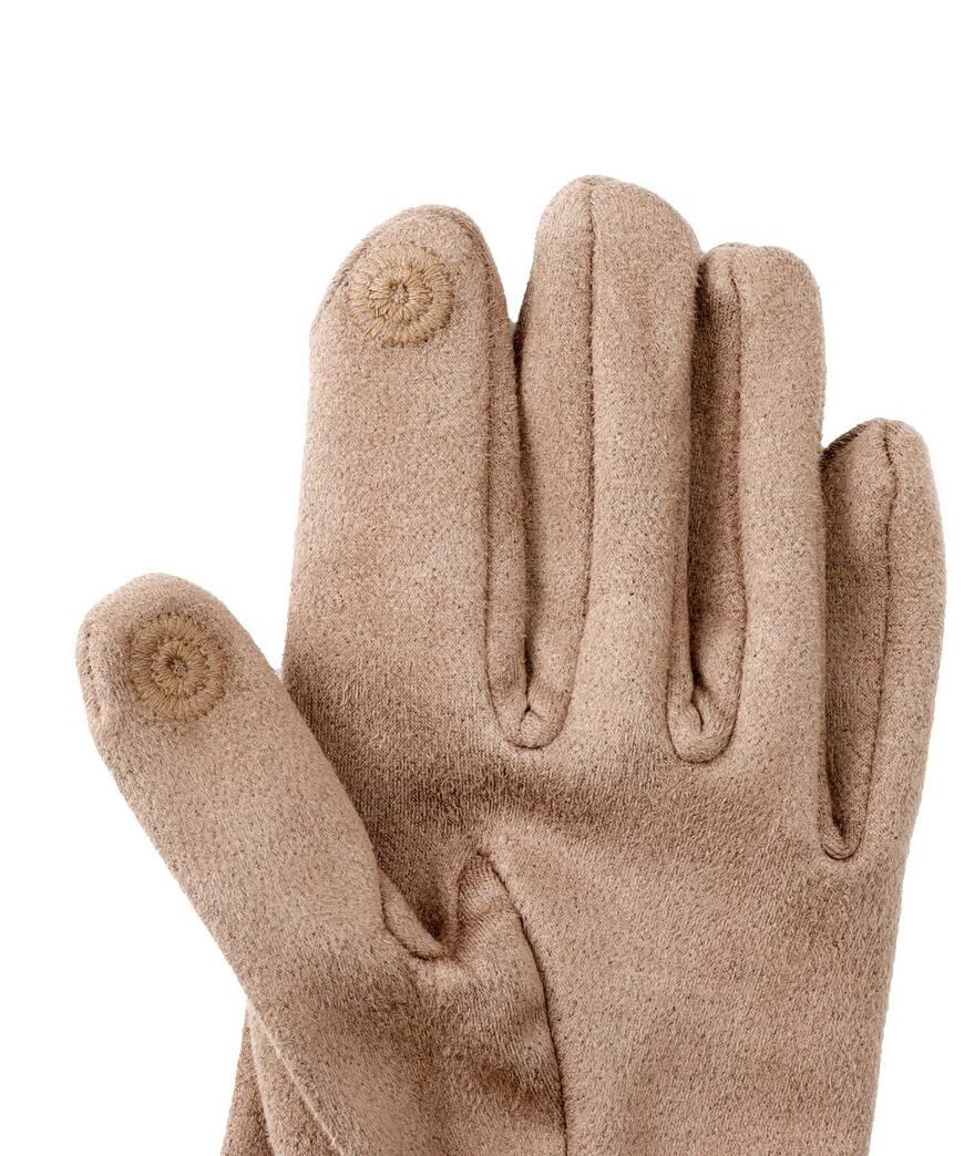 出所：パルグループ公式ファッション通販サイト 3COINSファー付きスマホ対応手袋