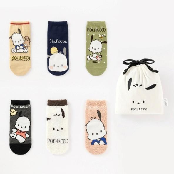 出所：しまむら 公式オンラインストア レディース　6足組スニーカーインソックス（サンリオ）