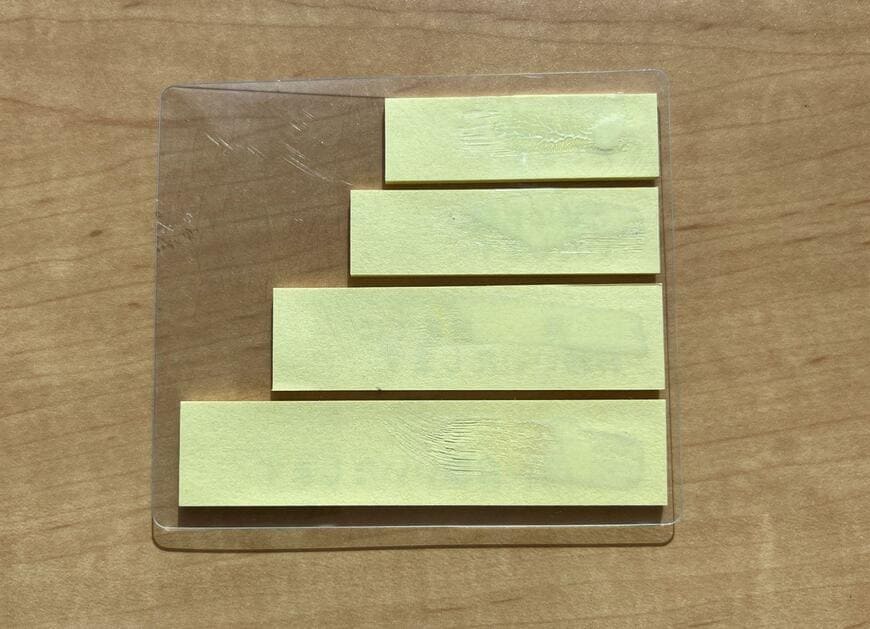 セリア、お仕事メッセージふせん 画像