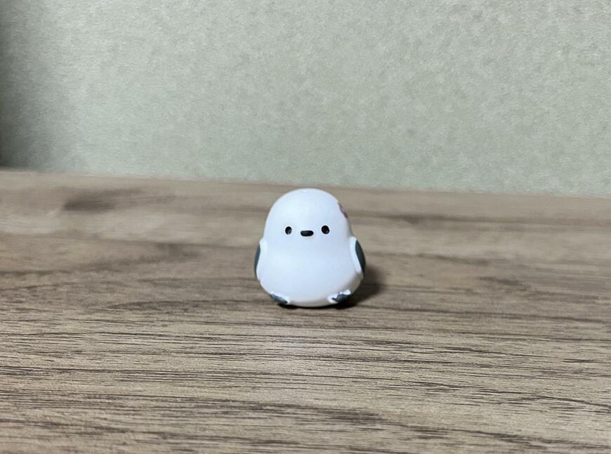 セリア、キーホルダー ぷっくりシマエナガ画像