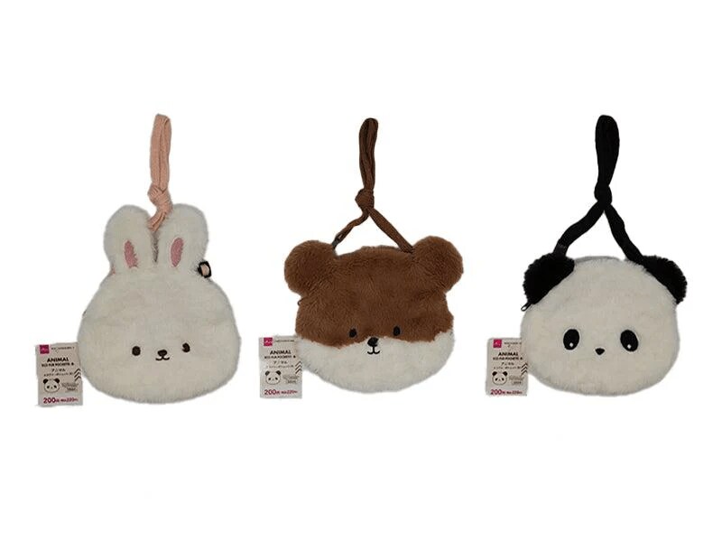 ダイソー公式ネットストア　アニマルエコファーポシェット（B）