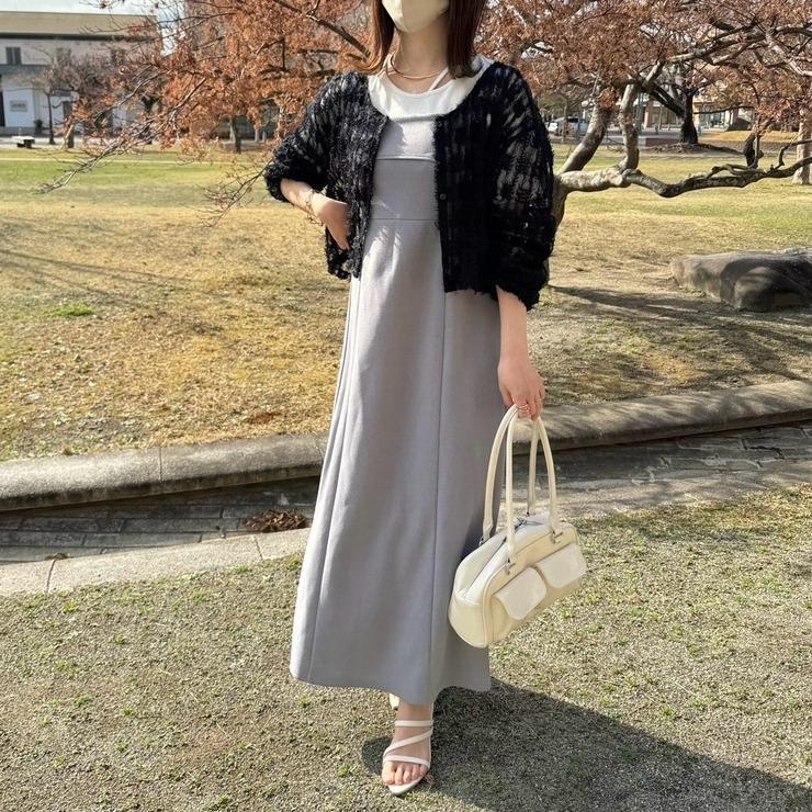 しまむら公式オンラインストア レディース ツイルキャミワンピース(TOMO)画像