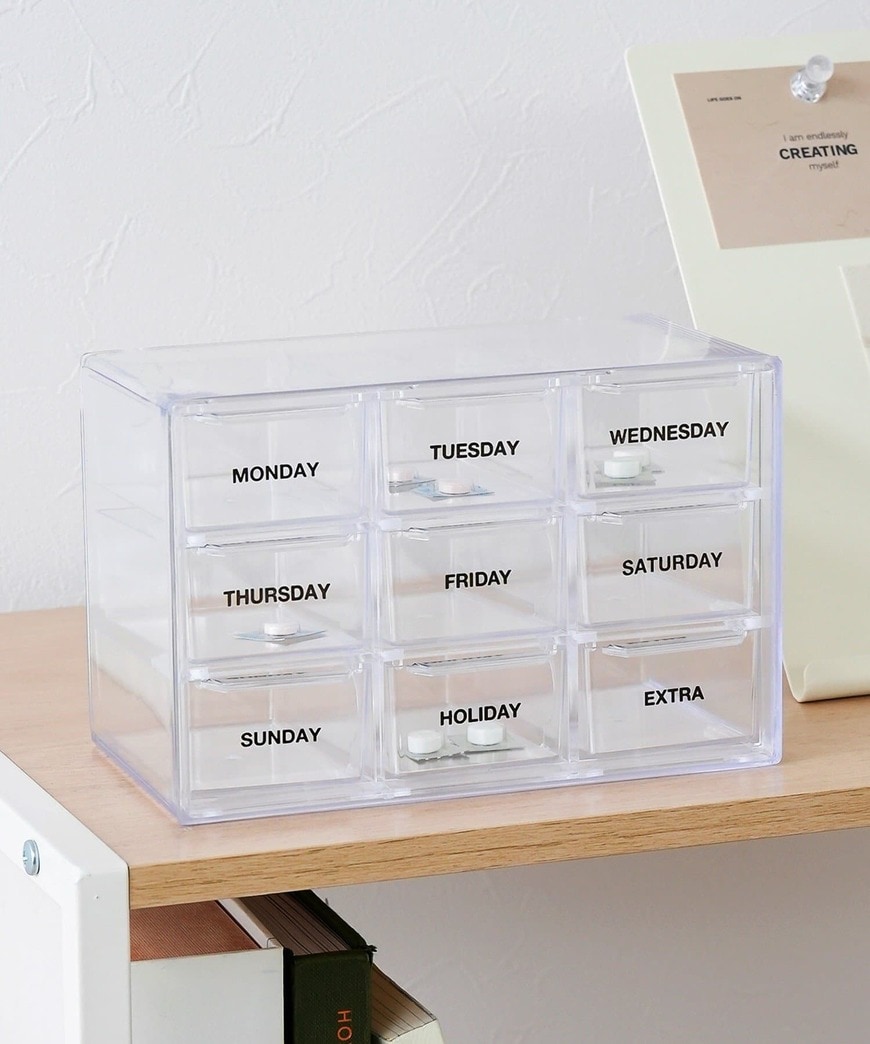 出所:パルグループ公式ファッション通販サイト ウィークリー小物入れボックス