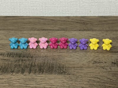 セリア、ビーズ10Pオーロラベア商品画像