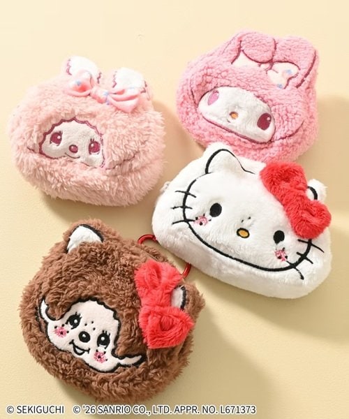 「モンチッチ×サンリオキャラクターズ/ポーチ」(1780円)