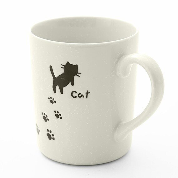 軽量マグ　あしあとネコ