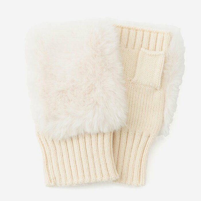 ニット部分にはシアバターの成分をコーティングしており、手元の乾燥を防いでくれます